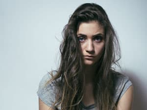 Young woman with bulimia